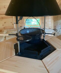 Luksus BBQ Grill med rund skorsten