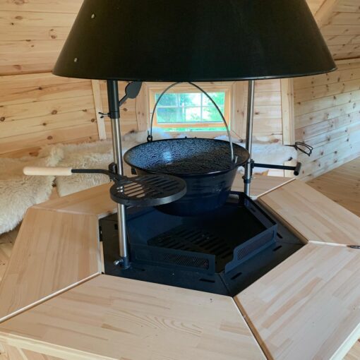 Luksus BBQ Grill med rund skorsten