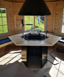 Luksus BBQ Grill med rund skorsten