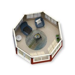 Træpavillon 10 m²