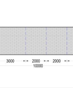 Havehus BRETA (44 mm), 4x10 m, 40 m²