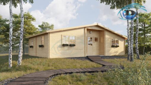 Bjælkehus Fill 61,8 m²