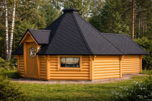 grillhytte med tilbygning 16.5 m2