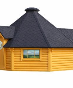 grillhytte med tilbygning 16.5 m2