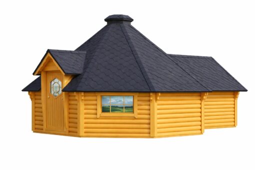 grillhytte med tilbygning 16.5 m2