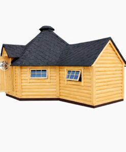 grillhytte med tilbygning 16.5 m2