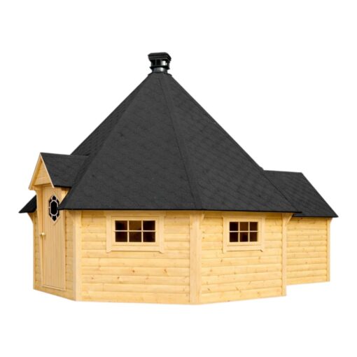 Grillhytte med forlængelse 25.0 m² + 4.46 m²