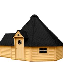 Grillhytte med forlængelse 25.0 m² + 4.46 m²