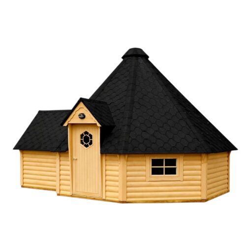 Grillhytte med forlængelse 25.0 m² + 4.46 m²