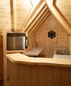 Grillhytte med forlængelse 25.0 m² + 4.46 m²