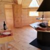 Grillhytte med forlængelse 25.0 m² + 4.46 m²