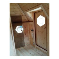 Sauna hytte 9.2 m² med et omklædningsrum