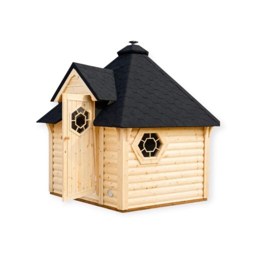 Saunahytte 9.2 – rummelig luksus sauna til haven