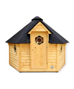 Saunahytte 9.2 – rummelig luksus sauna til haven