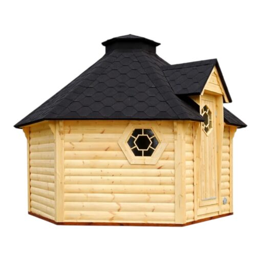 Saunahytte 9.2 – rummelig luksus sauna til haven