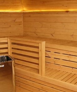 Saunahytte 9.2 – rummelig luksus sauna til haven