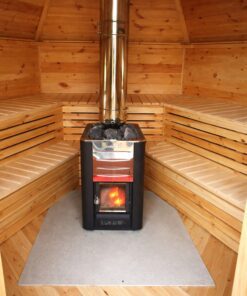 Saunahytte 9.2 – rummelig luksus sauna til haven