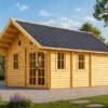 Træhytte med hems SCOOT, 27 m² + 9 m²