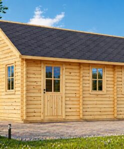 Træhytte med hems SCOOT, 27 m² + 9 m²