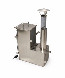 Indvendig brændeovn til vildmarksbad 17 kW