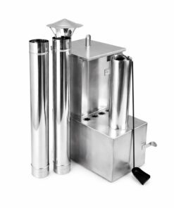 Indvendig brændeovn til vildmarksbad 17 kW