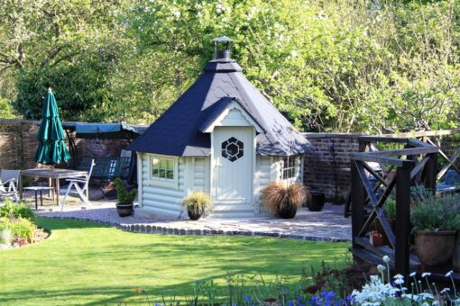 Grillhytte 7,0 m² – Rummelig skandinavisk grillhytte