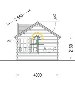 Havekontor Bruxelles 22m², 44mm