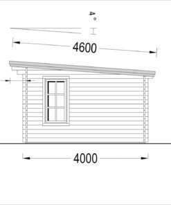 Havekontor ESSEX 19.9m², 44mm