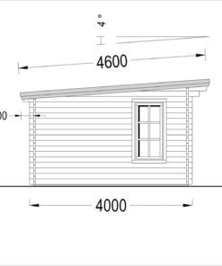 Havekontor ESSEX 19.9m², 44mm