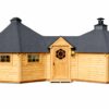 Dobbelt Grillhytte (9,2 m² + 16,5 m²) med 3,55 m² Gang