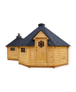 Dobbelt Grillhytte (9,2 m² + 16,5 m²) med 3,55 m² Gang