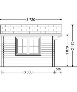 Havehytte Rennes 12m²