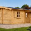 Kolonihavehus NANTES (44 mm), 6 × 4,7 m, 24 m² + 3,5 m² terrasse