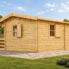 Kolonihavehus NANTES (44 mm), 6 × 4,7 m, 24 m² + 3,5 m² terrasse