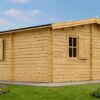 Kolonihavehus NANTES (44 mm), 6 × 4,7 m, 24 m² + 3,5 m² terrasse