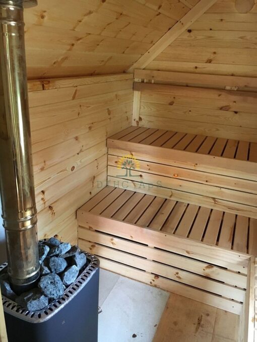 9.2m² Grillhytte med 3.57 m² sauna udvidelse