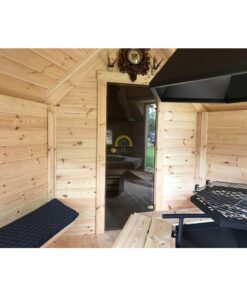 9.2m² Grillhytte med 3.57 m² sauna udvidelse