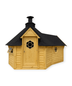 Finske Grillhytte 9.2 m² med 2.5 m saunaudvidelse