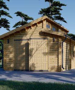 Twin træ garage 24m², 44mm