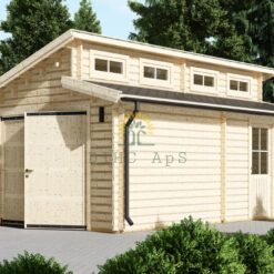 Twin træ garage 24m², 44mm