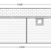 Gæstehus bjælkehytte NICA 25m²-PLAN
