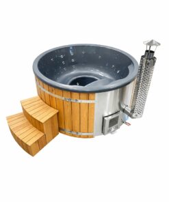 Stort akryl vildmarksbad Ø2,0 / Ø2,25 m