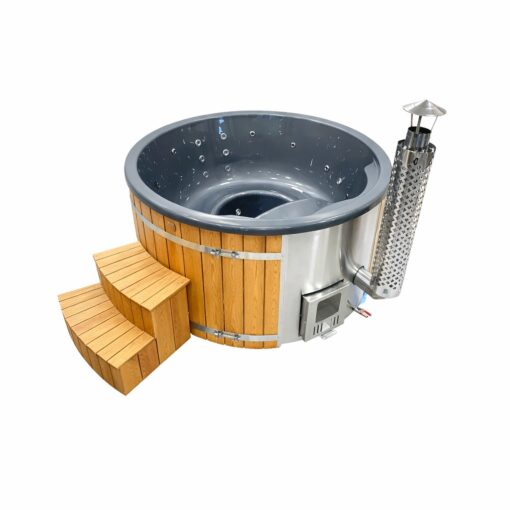 Stort akryl vildmarksbad Ø2,0 / Ø2,25 m