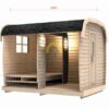Camping hytte ”Bus” 2,3 m x 3 m