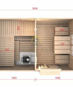 Sauna Bus 3.5 m x 2.3 m