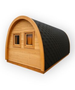 Isoleret Camping Pod 3m x 5.9m, 6.6 m