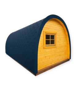 Isoleret Camping Pod 3m x 5.9m, 6.6 m