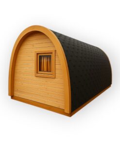 Isoleret Camping Pod 3m x 5.9m, 6.6 m