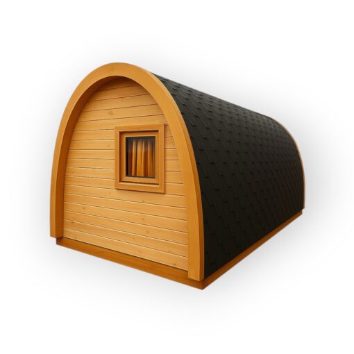 Isoleret Camping Pod 3m x 5.9m, 6.6 m