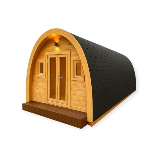 Isoleret Camping Pod 3m x 5.9m, 6.6 m